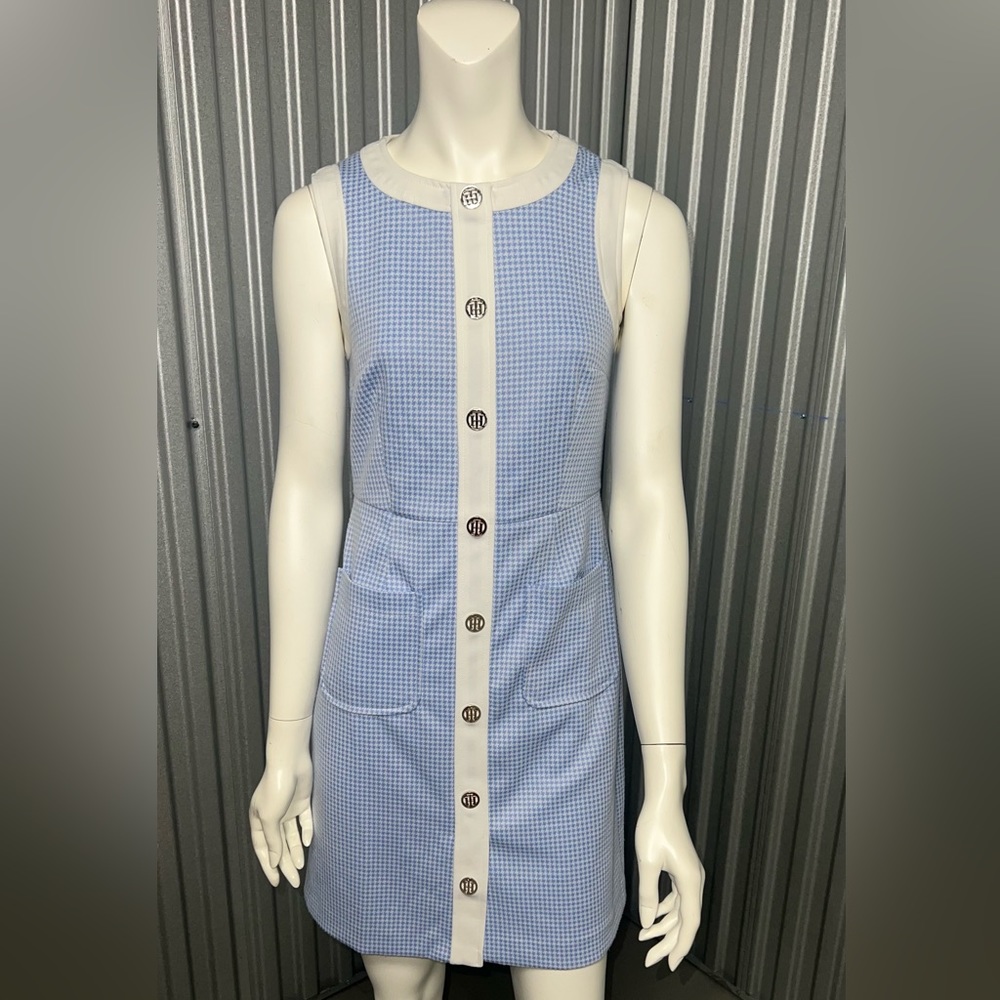 Tommy Hilfiger Women's Mini Houndstooth Knit Dress